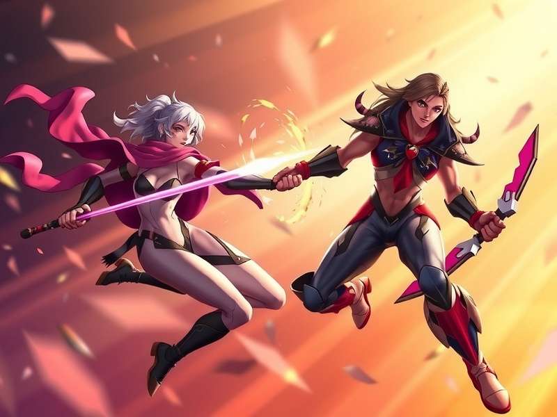 Vibrant Aces Fight Gameplay